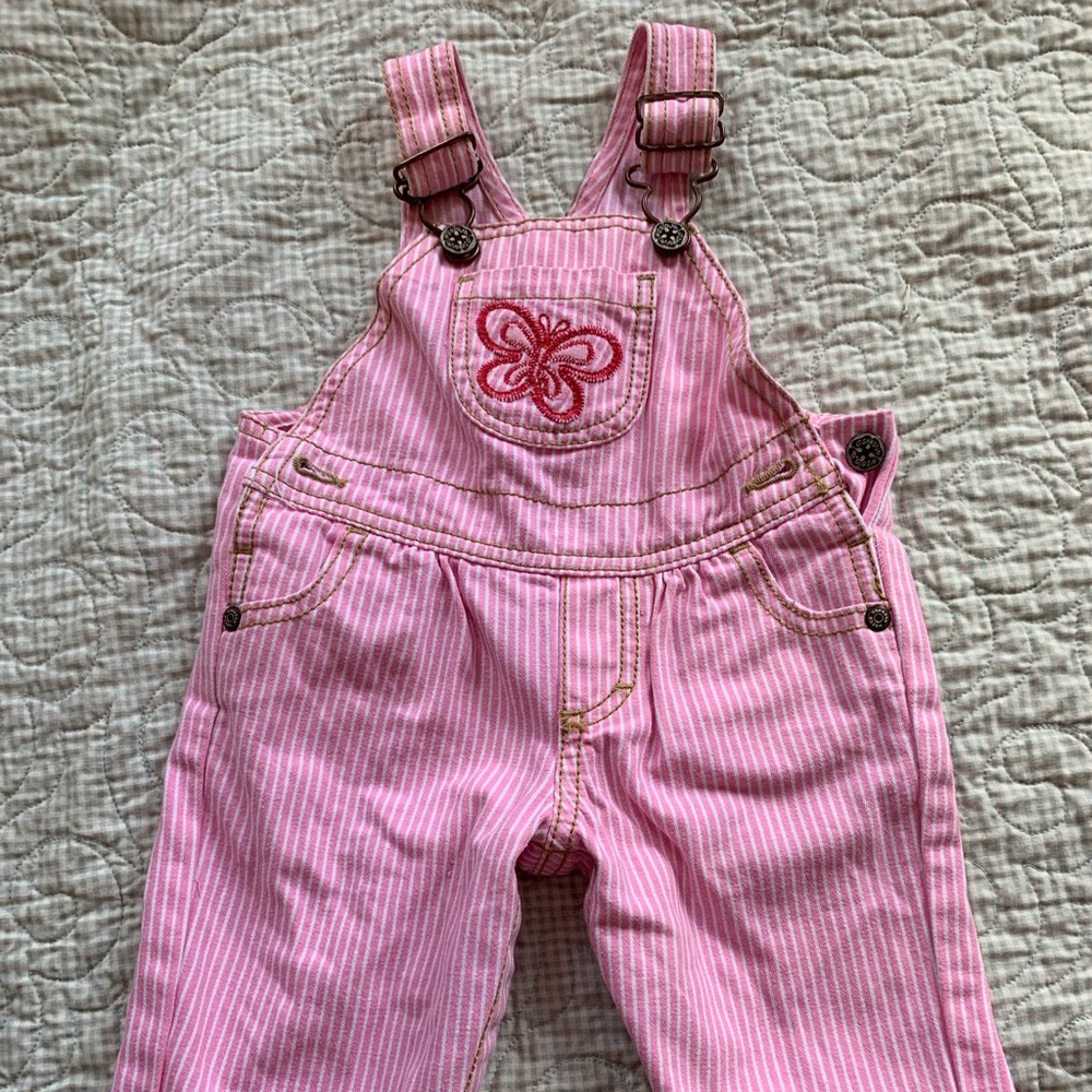 Osh kosh b’gosh 6 months baby girl overalls